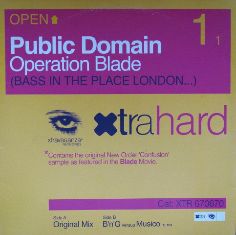 (7092) Public Domain ‎– Operation Blade (Bass In The Place London...)